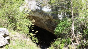 Szeleta-barlang (ősemberbarlang), Lillafüred, A barlang bejárata (thumb)